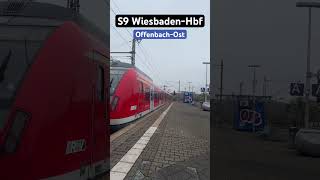 OffenbachOst Einfahrt Neue BR430S9➡️WiesbadenHbf br430 sbahn shorts [upl. by Stedt]