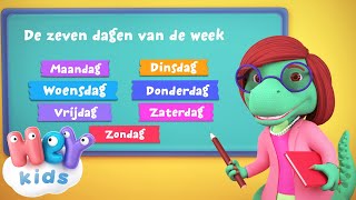 Zeven Dagen Van De Week liedje  HeyKids  Kinderfilmpjes Nederlands [upl. by Elleron]