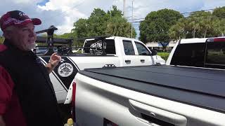 Undercover Armor Flex Bedrug  Tuxedo TSlot Rails on a 24 Ram 1500 review by CampH Auto Accessories [upl. by Mott549]