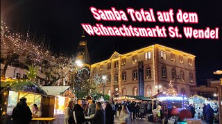 Keine weihnachtliche Klänge   Weihnachtsmarkt St Wendel 2023 Auftritt Samba Total [upl. by Viole]