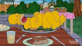 The Simpsons  Homers self cannibalism [upl. by Patricia628]