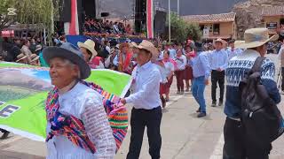 페루 산골마을 Ollantaytambo 150주년 기념행사 마지막 날 마을별 행진 [upl. by Narda337]