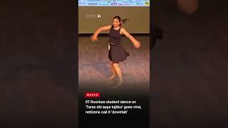 IIT Roorkee student dance on Taras nhi aaya tujhko goes viral netizens call it downfall [upl. by Adnawaj583]