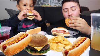 CHEESEBURGERS amp HOTDOGS MUKBANG • Cooking With Cupcake [upl. by Isabea139]