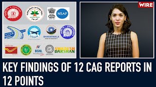 Key Findings of 12 CAG Reports in 12 Points  The Wire Explains  Comptroller amp Auditor General [upl. by Rockwood]