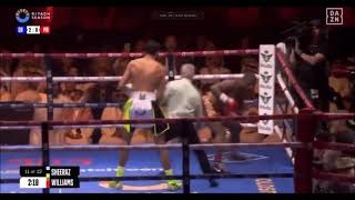 Hamzah Sheeraz Finishes Ammo Williams By TKO [upl. by Savanna]