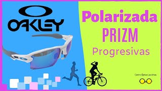 Lentes OAKLEY Polarizadas graduadas Progresivas y con PRIZM⭕ centro óptico LAS ARTES [upl. by Divadleahcim]