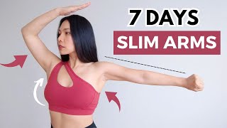 7 Days SLIM ARMS lose bra bulge armpit fat sculpt shoulder lines amp collarbone areas [upl. by Tirzah]