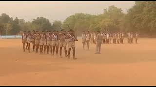 Squad drill practice new recruitment police 🚨🚓 dekho ek Bar 🇳🇪👮 steadiness smartness coordination [upl. by Ardnu]