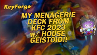 KeyForge Menagerie Deck w Geistoid From KFC2 [upl. by Clorinda687]