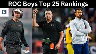 Top 25 College Football Rankings  Who Is Making The College Football Playoffs [upl. by Irvine320]