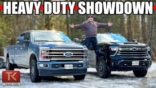 Which HD Truck is Best 2024 Chevy Silverado 2500 High Country vs Ford F250 Limited Diesel [upl. by Velick]