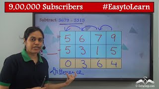 Subtraction of 4 digit numbers without borrowing  Class 3  CBSE  NCERT  ICSE [upl. by Peterus346]