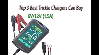 Top 3 Best Trickle Chargers Can Buy  Reviews of Trickle Chargers [upl. by Eecyaj]