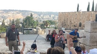 The Isaacs singing Waiting In The Water on the Temples Southern Steps Israel tour 2017 MOV7 2017 [upl. by Latricia]