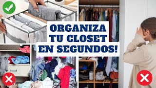 😱 12 ERRORES FATALES AL ORGANIZAR TU CLOSET Tips de Experta en Limpieza y Organización [upl. by Aenea]