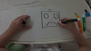 How to draw a Minecraft jacko’lantern ￼ [upl. by Atteiram]