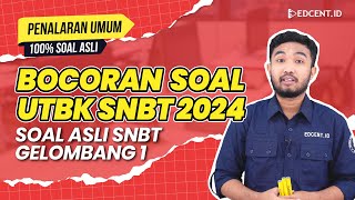 Bocoran Soal UTBK 2024 Gelombang 1 Hari Pertama  Soal Penalaran Umum [upl. by Alyosha568]