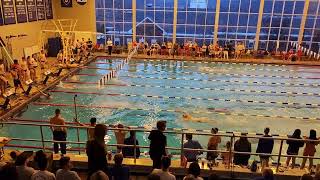 400 free relay heat 2 at Hartwick 11924 swimmers in description [upl. by Keyek595]