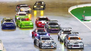 GREAT RC DRIFT CAR RACE MODELS IN PAIR COMPETITION  ModellTechnik Stuttgart 2017 [upl. by Leirda239]