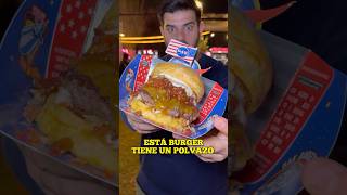 HAMBURGUESA ORGASMICA 😏🔥 foodie food burger viralvideo burgerlove love fyp madrid spain [upl. by Jonny]