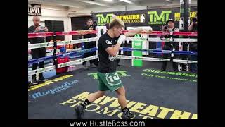 Tenshin Nasukawa Invades Las Vegas  FULL Media Day Workout from Mayweather Boxing Club [upl. by Alaine]