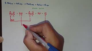 MnO2  HCl  MnCl2  H2O  Cl2 [upl. by Resarf]