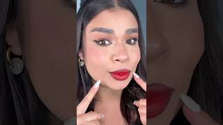 Labios rojos perfectos 🫦 makeuptutorial makeupartist makeuphacks [upl. by Lladnar819]