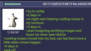 Anon Tries Nofap starts seeing scary faces   4chan Greentext [upl. by Nivart63]