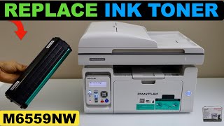 Pantum M6559NW Ink Toner Replacement [upl. by Arodoet553]