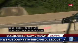 All lanes of Interstate 43 are shut down from Capitol Drive to Locust Street [upl. by Sophia]