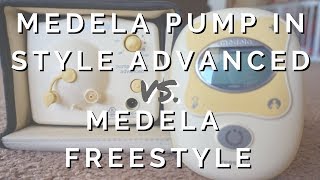 Medela Pump In Style Advanced VS Medela Freestyle Breast Pump Comparison [upl. by Hobie]