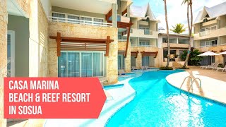 CASA MARINA BEACH amp REEF RESORT IN SOSUA 🇩🇴 [upl. by Fabrin257]