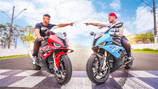 CHAMEI MEU AMIGO PRO RACHA DE S1000RR CONTRA S1000RR [upl. by Isia393]