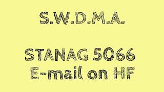 Decoding a signal according to the STANAG 5066 standard for transferring Email to HF band [upl. by Mcclish]