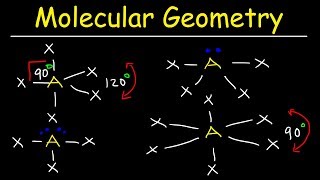 Molecular Geometry amp VSEPR Theory  Basic Introduction [upl. by Bertolde]