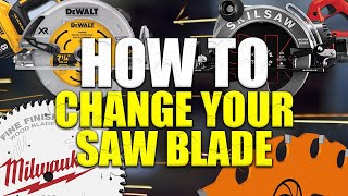 How To Change Circular Saw Blades  Easy StepbyStep Guide [upl. by Koblas]