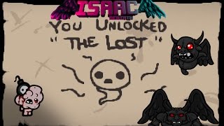 The Binding of Isaac Rebirth  How To Unlock The Lost  Secret Character [upl. by Ahsirtak287]