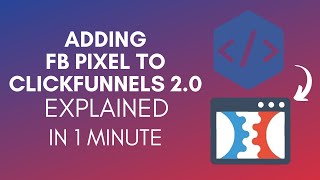 How To Add Facebook Pixel To ClickFunnels 20 2025 [upl. by Fernandina]