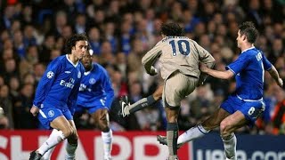 Ronaldinho Genius Goal vs Chelsea  UCL 200405  English Commentary [upl. by Linus266]