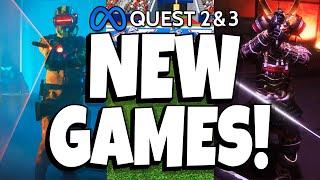 NEW Upcoming Meta Quest 2Quest 3 VR Games [upl. by Arhna]