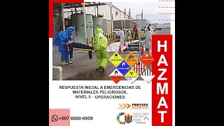 CLASE 16  CURSO DE MATERIALES PELIGROSOS HAZMAT NIVEL II  OPERACIONES [upl. by Asiralc228]