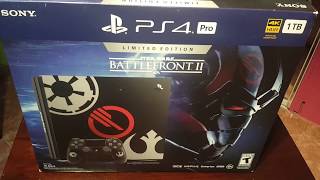 Unbox de PS4 Pro Star Wars Edicion Limitada [upl. by Enilesoj585]