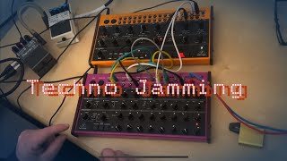 Behringer Edge amp Crave  Improvised Techno Jam [upl. by Eiryt345]