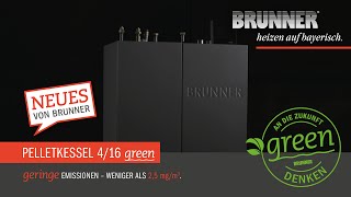 Der neue Pelletkessel 416 green von BRUNNER [upl. by Sanborn]