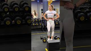 Gym female fitness motivation workout I love gym 🏋️‍♀️ youtube gym shorts quadworkout fittuber [upl. by Okimuy]