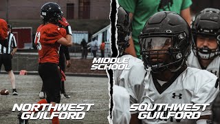 UNDEFEATED MIDDLE SCHOOL GAME SOUTHWEST GUILFORD VS NORTHWEST GUILFORD [upl. by Ittocs]