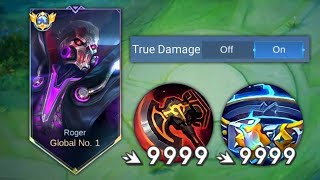 GLOBAL ROGER BROKEN BUILD FULL TRUE DAMAGE HACK 2024  PERFECT BUILD100BROKEN  MLBB [upl. by Silvano383]