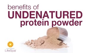 Benefits of Undenatured Protein Powder  John Douillards LifeSpa [upl. by Nomal]