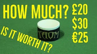 Taom Worlds Most expensive Chalk for Snooker and Pool FULL REVIEW [upl. by Llednor797]